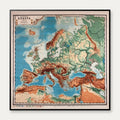 Europa 1905 - Skolekort – billede 1