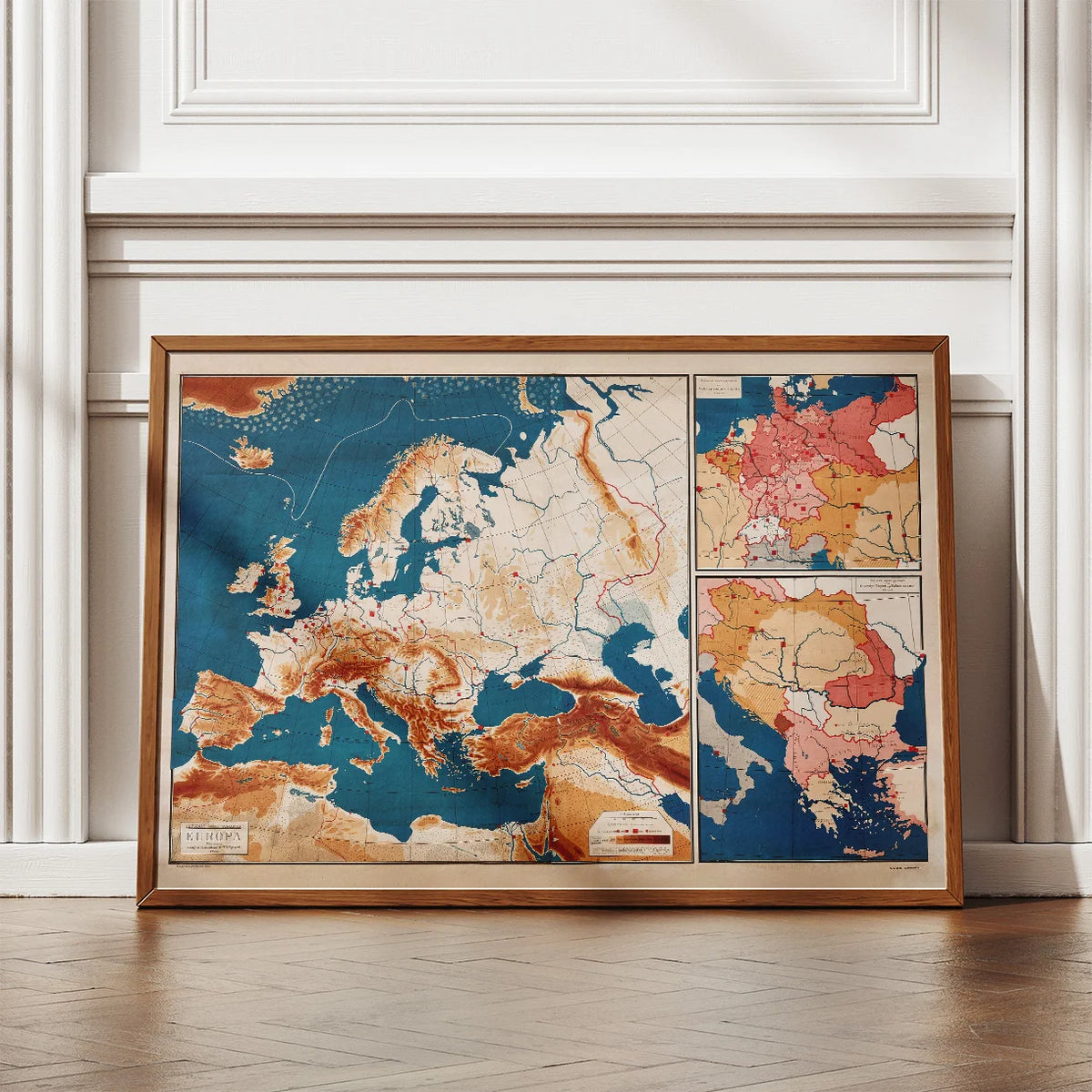 Europa 1903 - Politisk Skolekort – billede 2