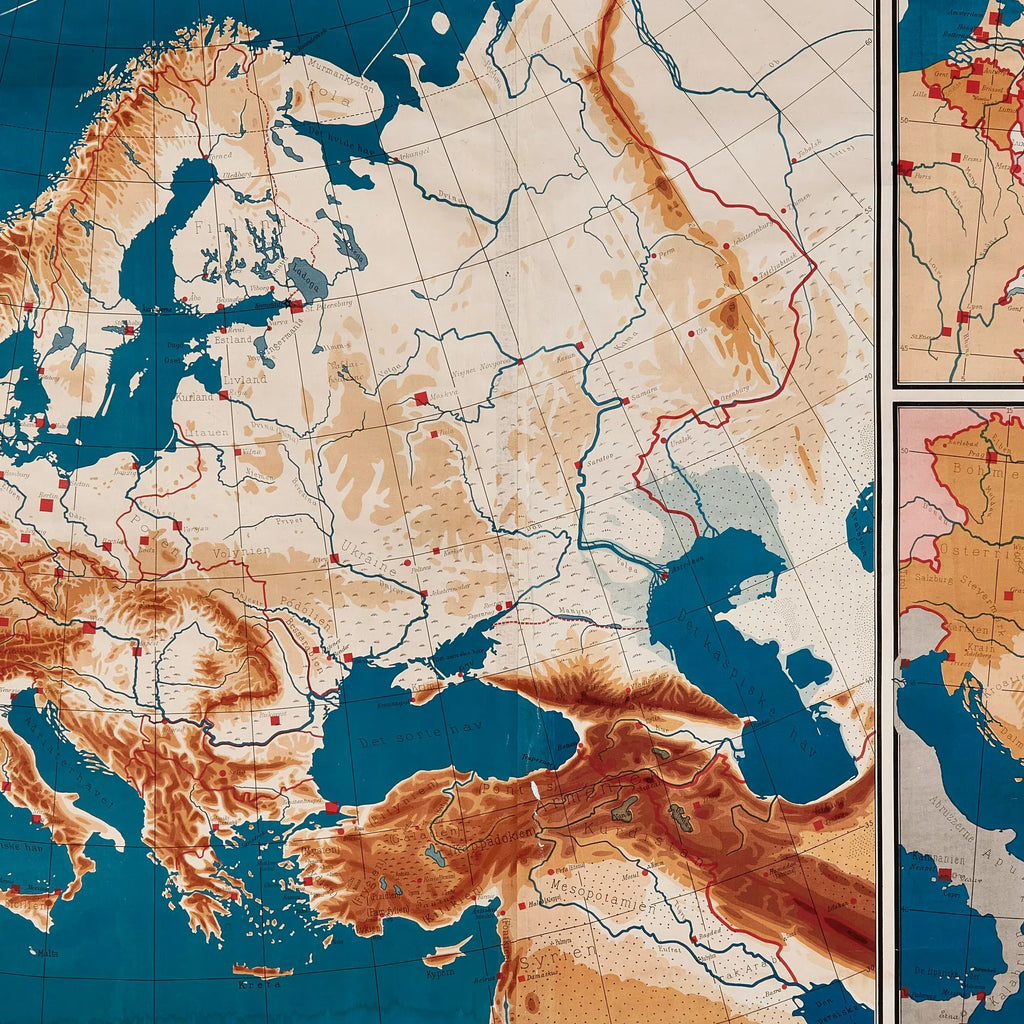 Europa 1903 - Politisk Skolekort – billede 4