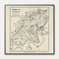 Fredericia og omegn 1865 - R. von Dossow – billede 1