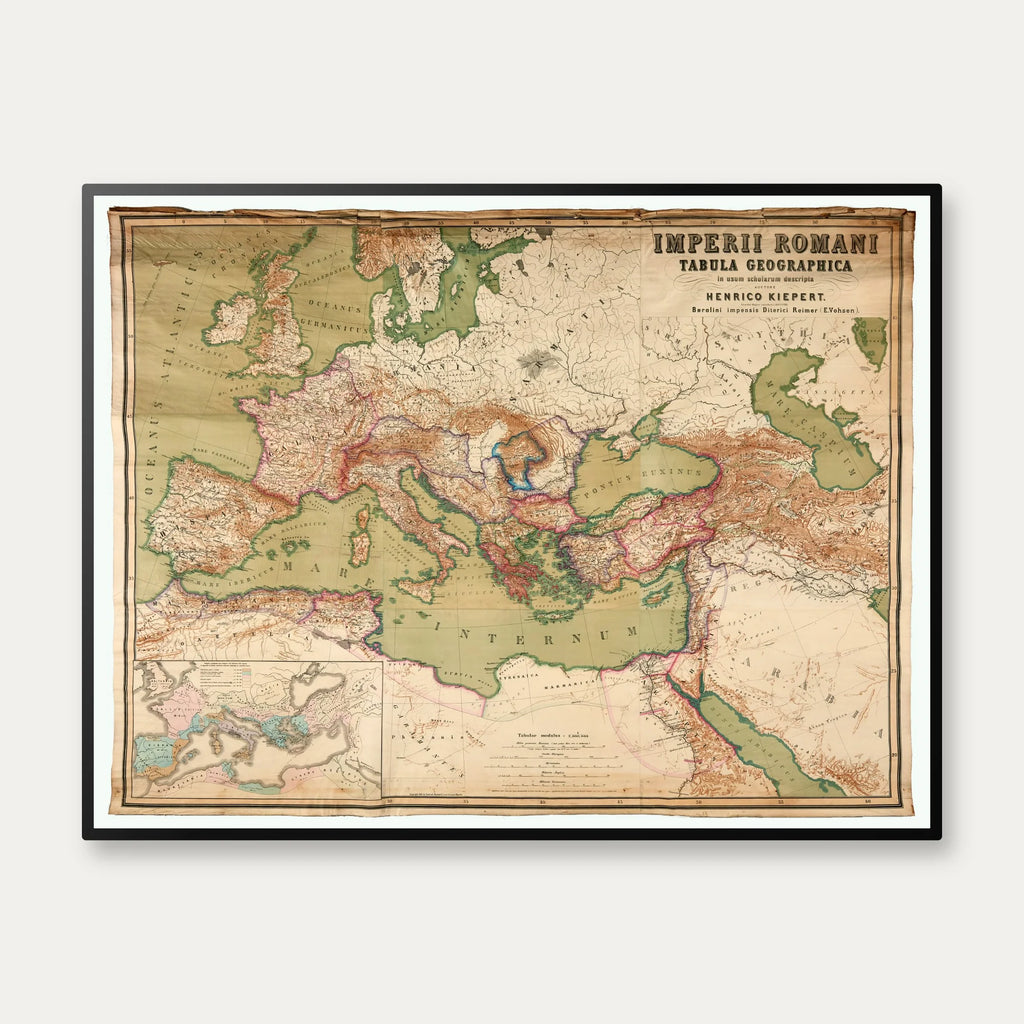 Romerriget 1894 - Kort - 66×50 cm – billede 1