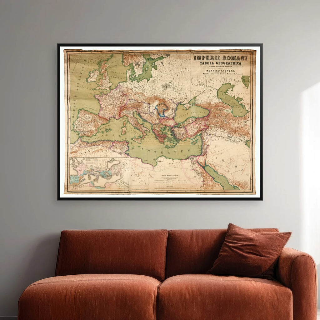 Romerriget 1894 - Kort - 66×50 cm – billede 2