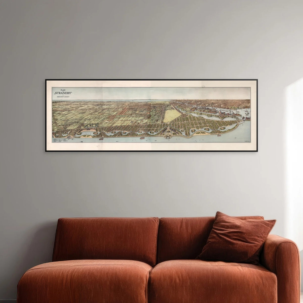 Strandby 1912 - Amagerflakket - 100×34 cm – billede 2