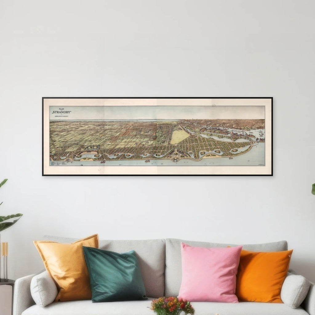 Strandby 1912 - Amagerflakket - 100×34 cm – billede 3