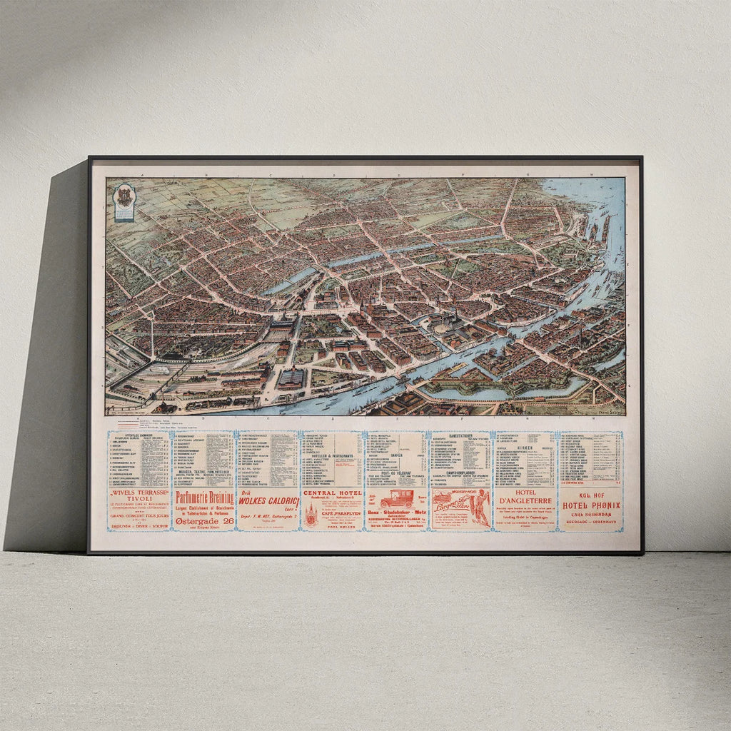 København 1909 - Monumentalplan - Plakat – billede 3