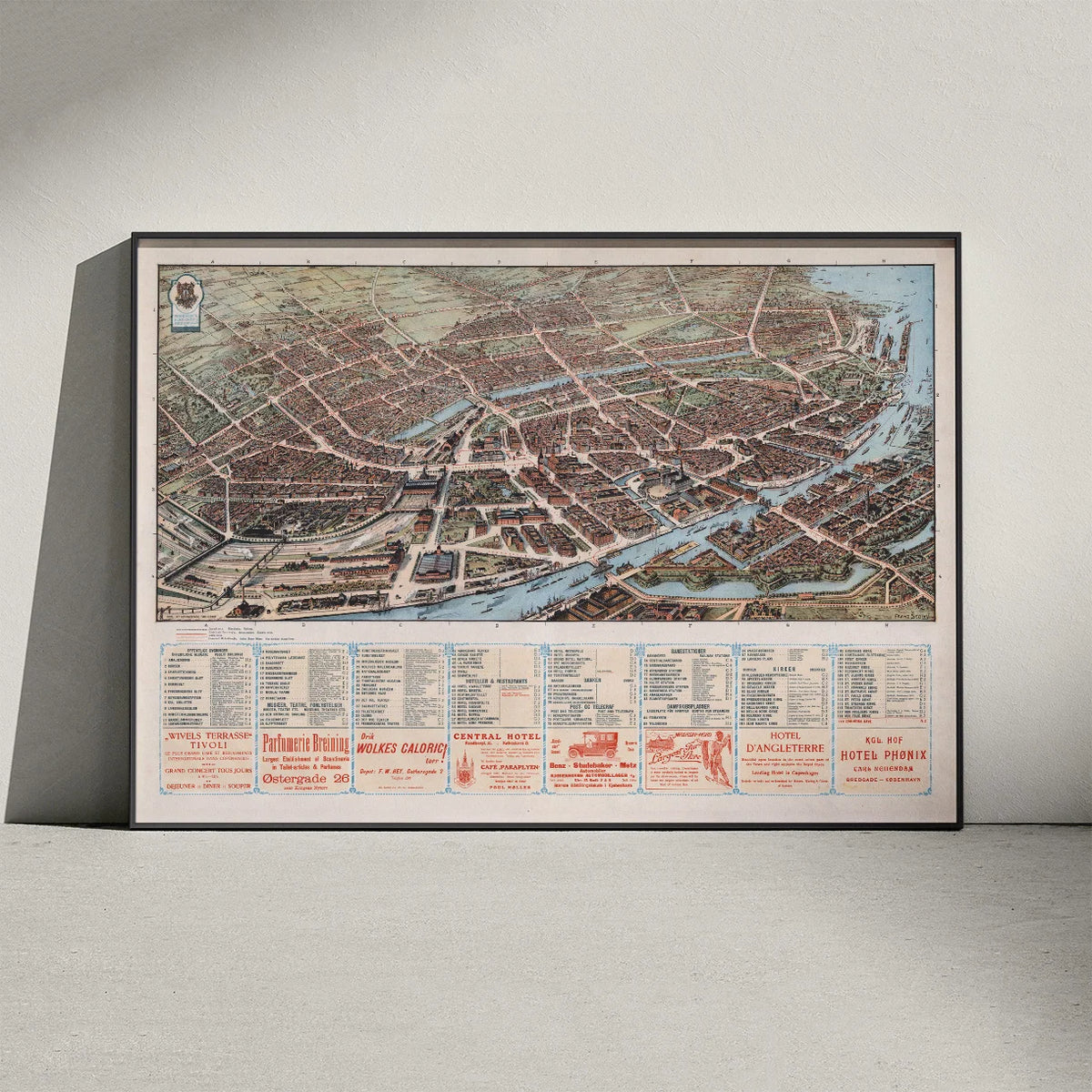 København 1909 - Monumentalplan - Plakat – billede 3