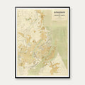 København 1897 - Bykort - 50×65 cm – billede 1