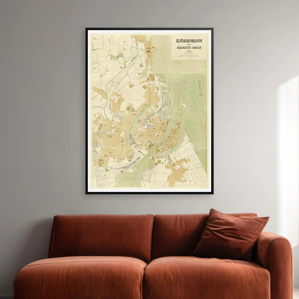 København 1897 - Bykort - 50×65 cm – billede 2