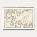 Bælterne Og Østersøen 1789 - Søkort – billede 1