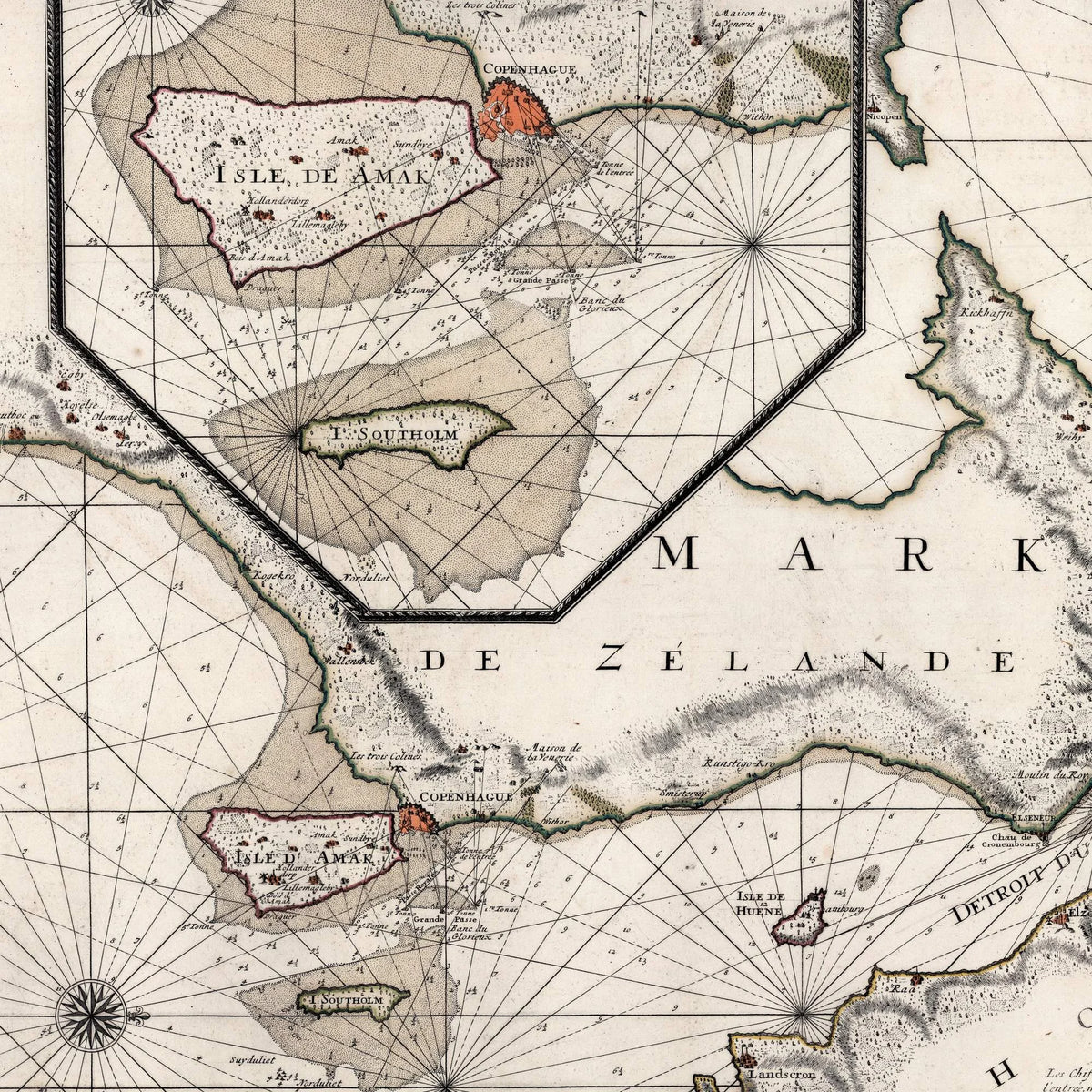 Øresund 1693 - Kyst & Søkort – billede 4