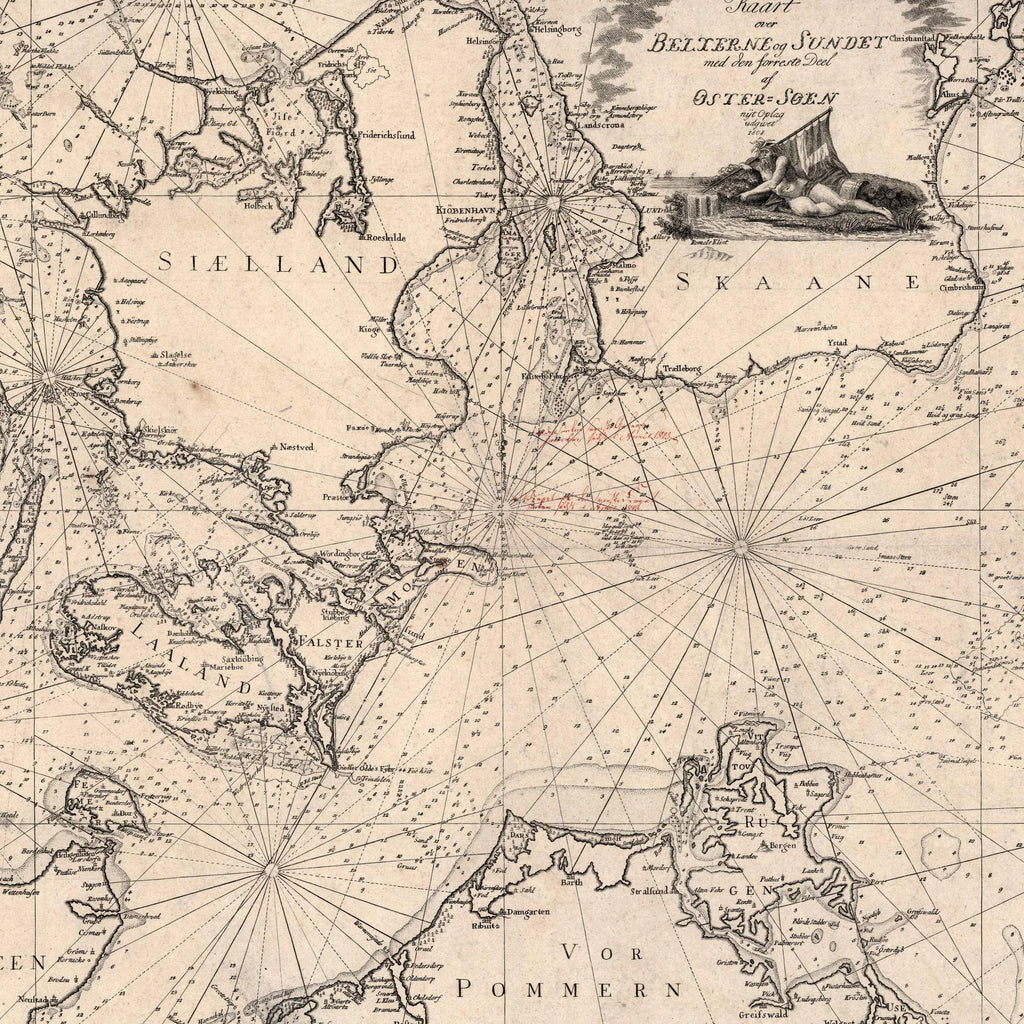 Bælter & Østersø 1808 - Dansk Søkort – billede 4