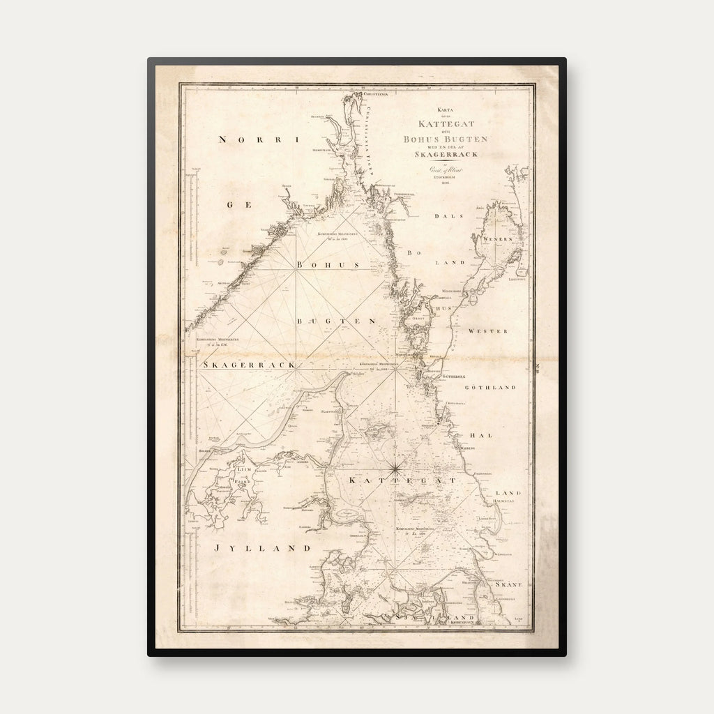 Kattegat 1806 - Søkort – billede 1