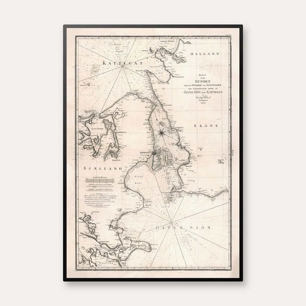 Øresund 1804 - Marine & søkort – billede 1