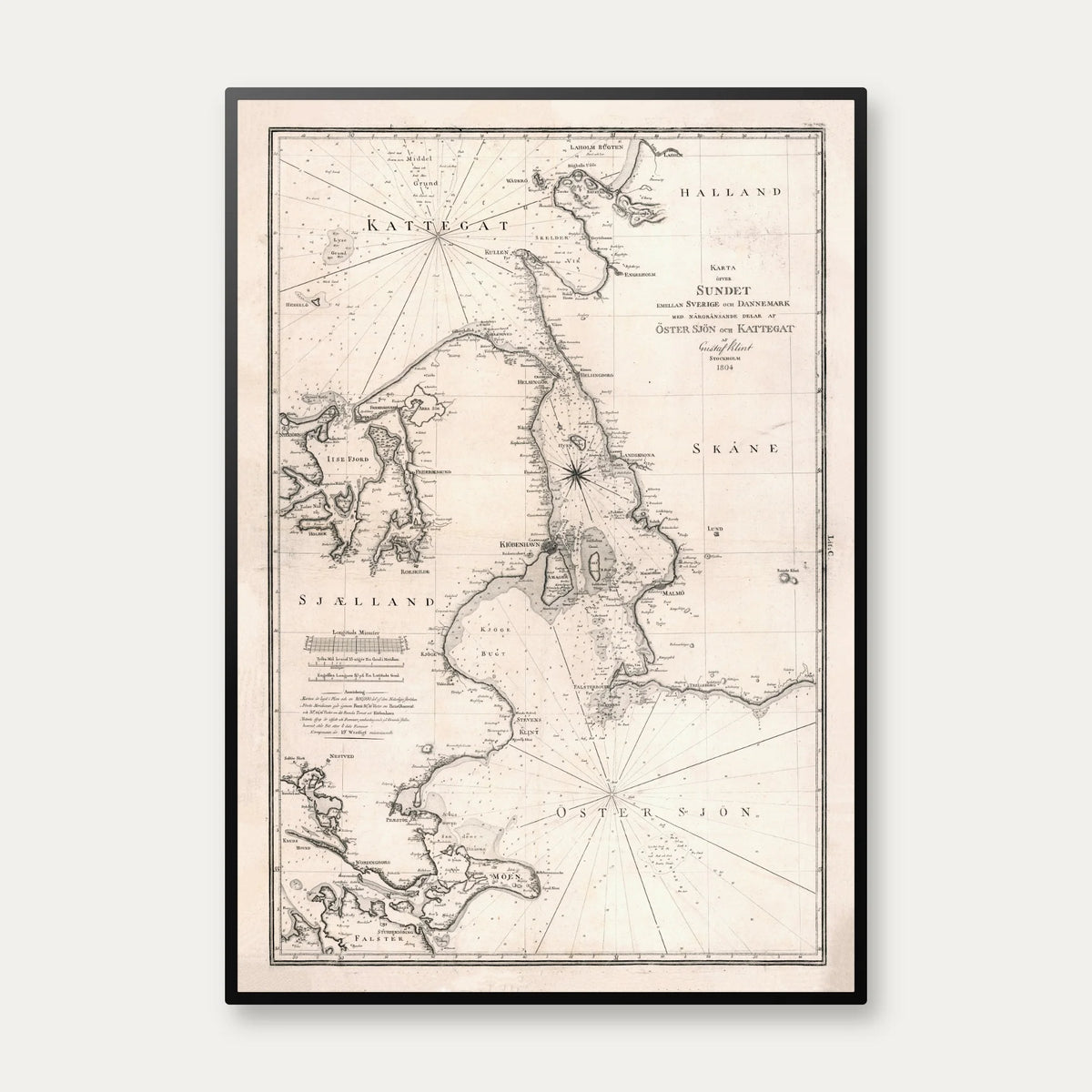 Øresund 1804 - Marine & søkort – billede 1