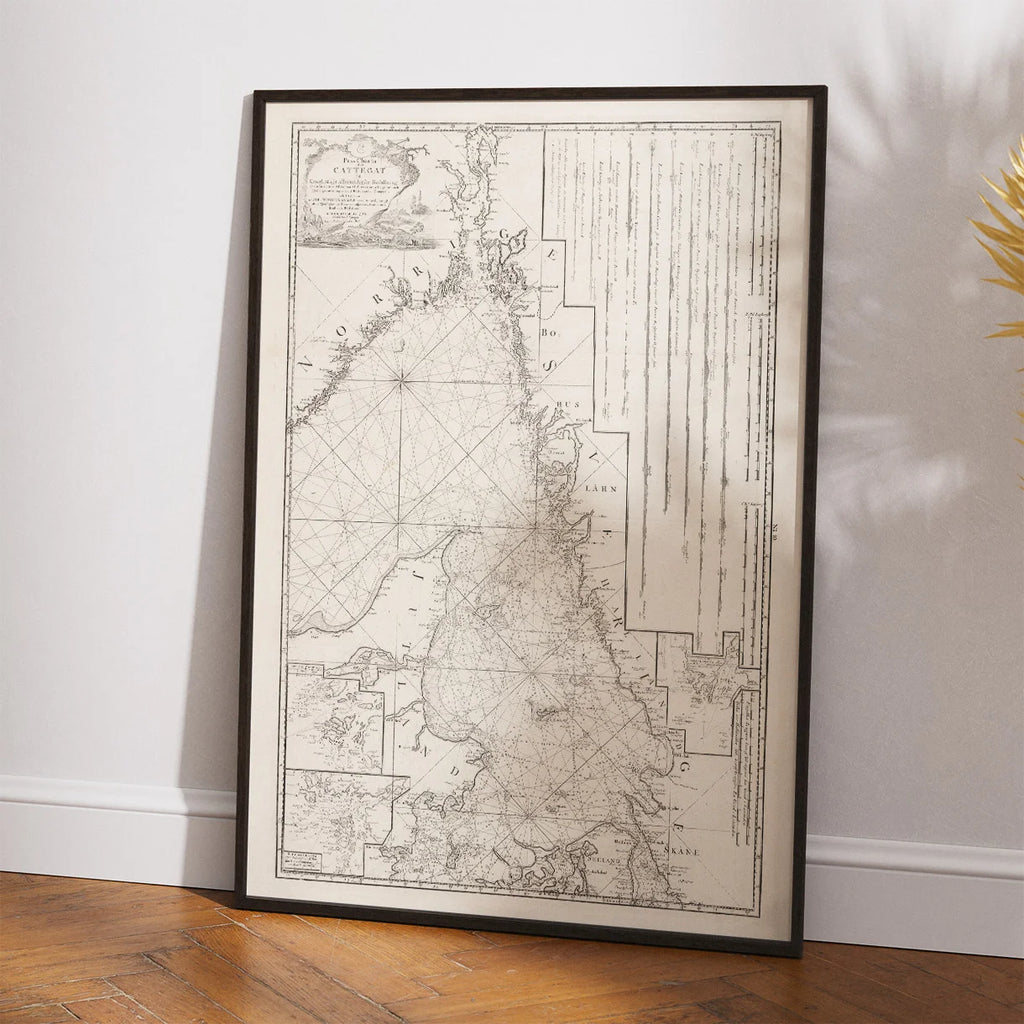 Kattegat 1792 - Passcharta - Søkort – billede 2