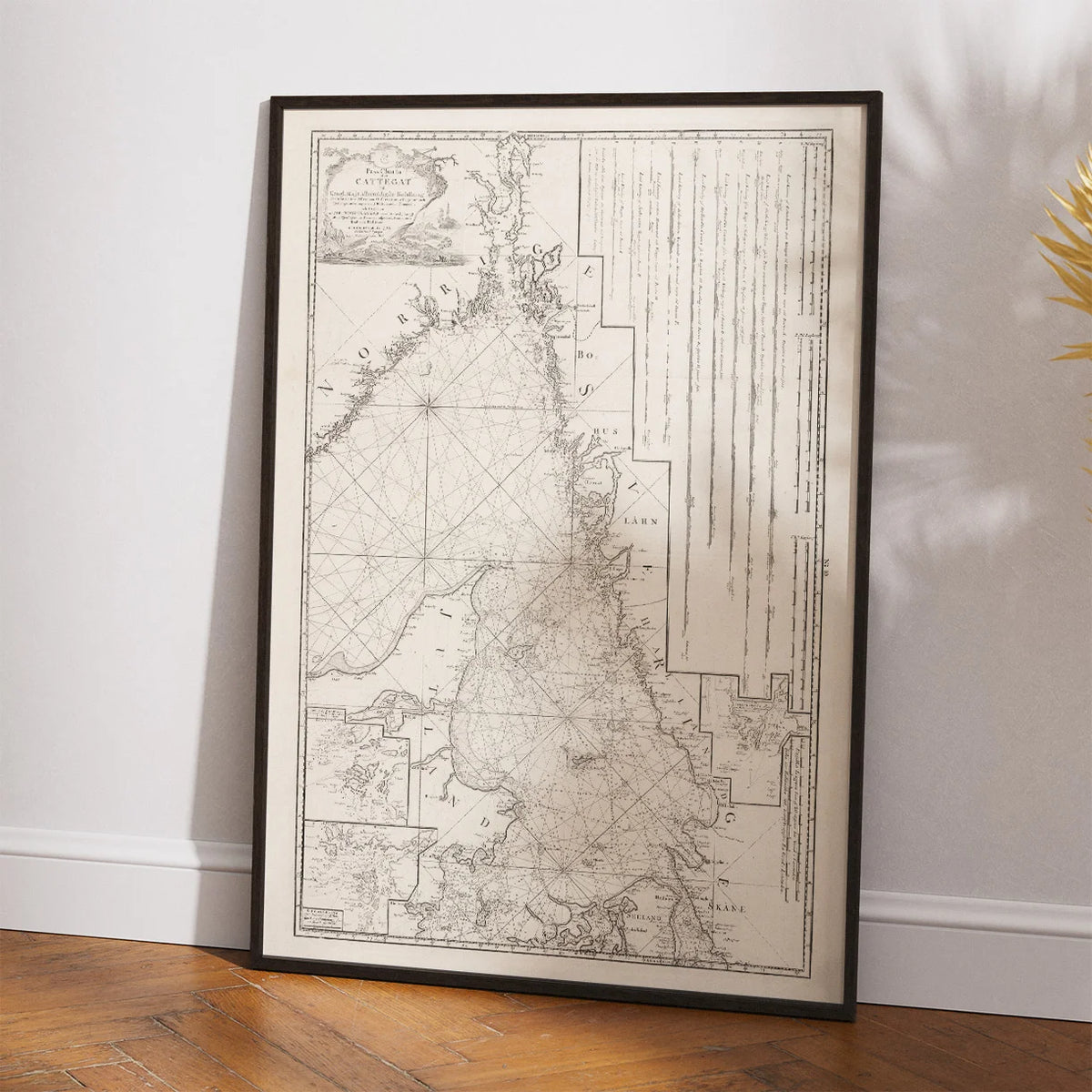 Kattegat 1792 - Passcharta - Søkort – billede 2