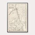 Kattegat 1792 - Passcharta - Søkort – billede 1