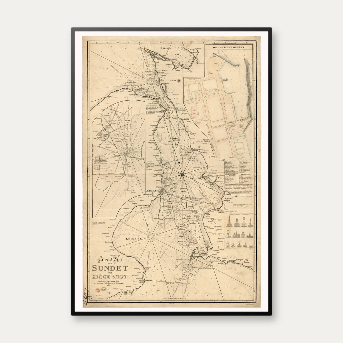Sundet 1832 - Specielt Kort – billede 1