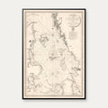 Cattegat 1813 - Fransk Marinekort – billede 1
