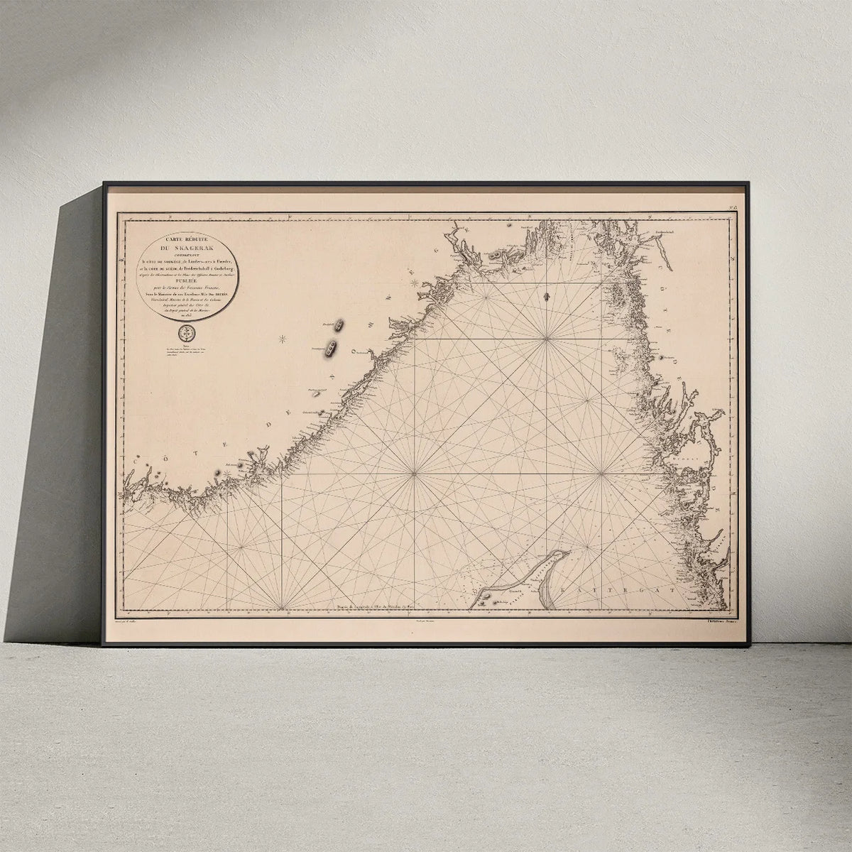 Skagerrak 1813 - Søkort – billede 3