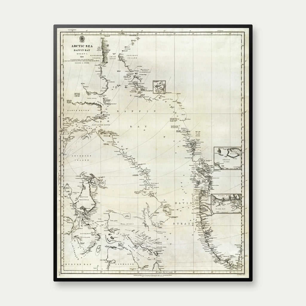Arctic Sea 1853 - Baffin Bugt - 50×65 cm – billede 1