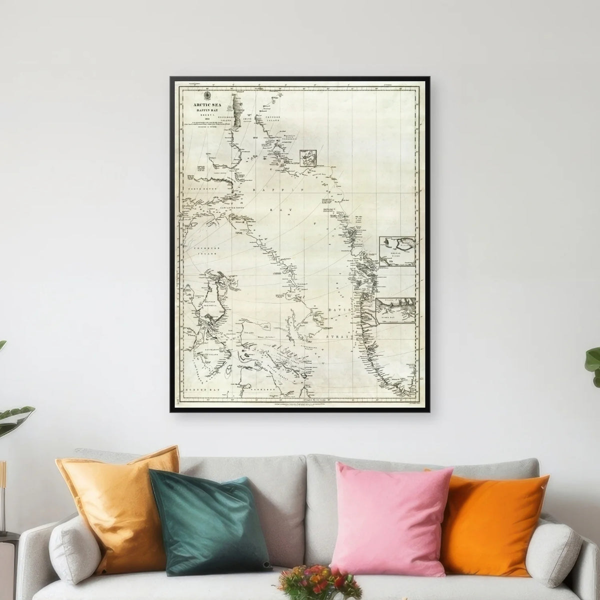 Arctic Sea 1853 - Baffin Bugt - 50×65 cm – billede 3