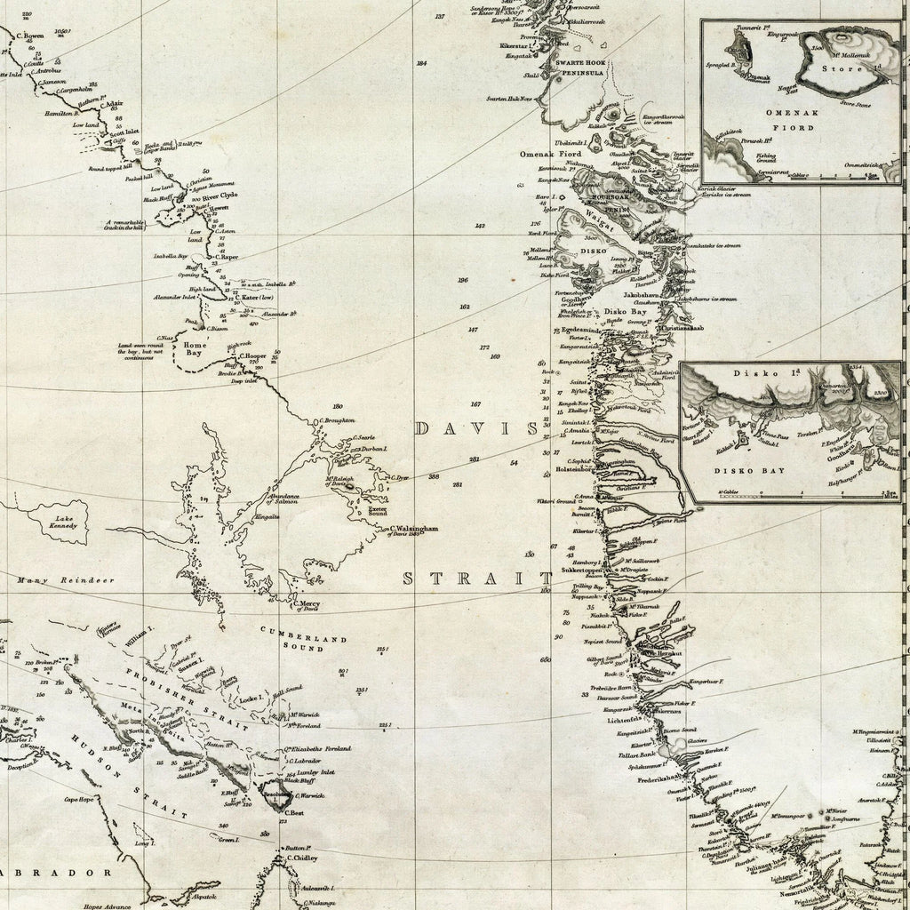 Arctic Sea 1853 - Baffin Bugt - 50×65 cm – billede 4