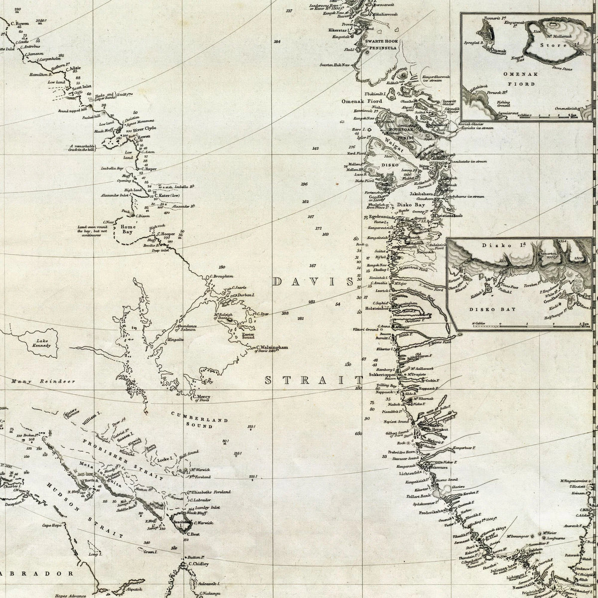 Arctic Sea 1853 - Baffin Bugt - 50×65 cm – billede 4