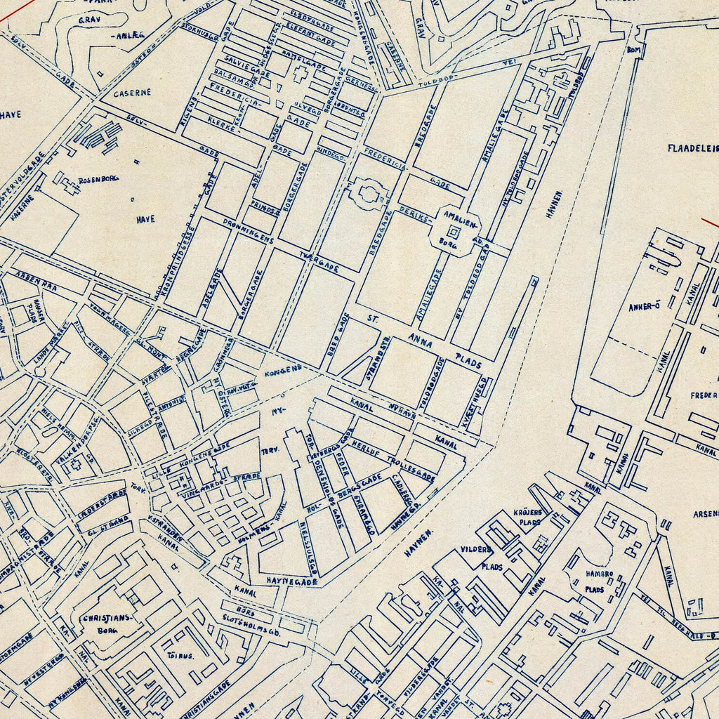København 1885 - Brandkort over byen – billede 4