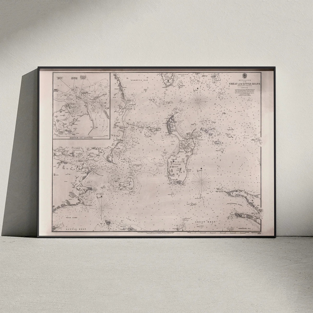 Bælterne 1853 - Engelsk Søkort – billede 3