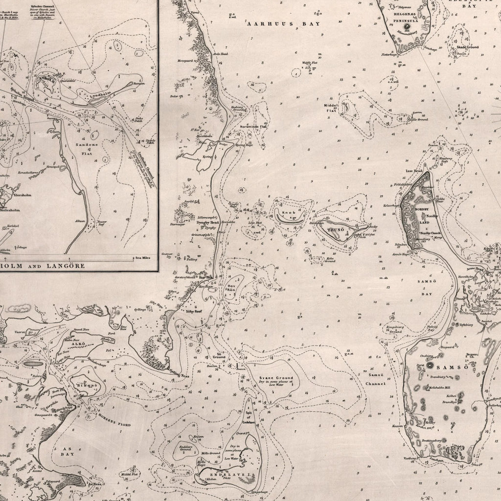 Bælterne 1853 - Engelsk Søkort – billede 4