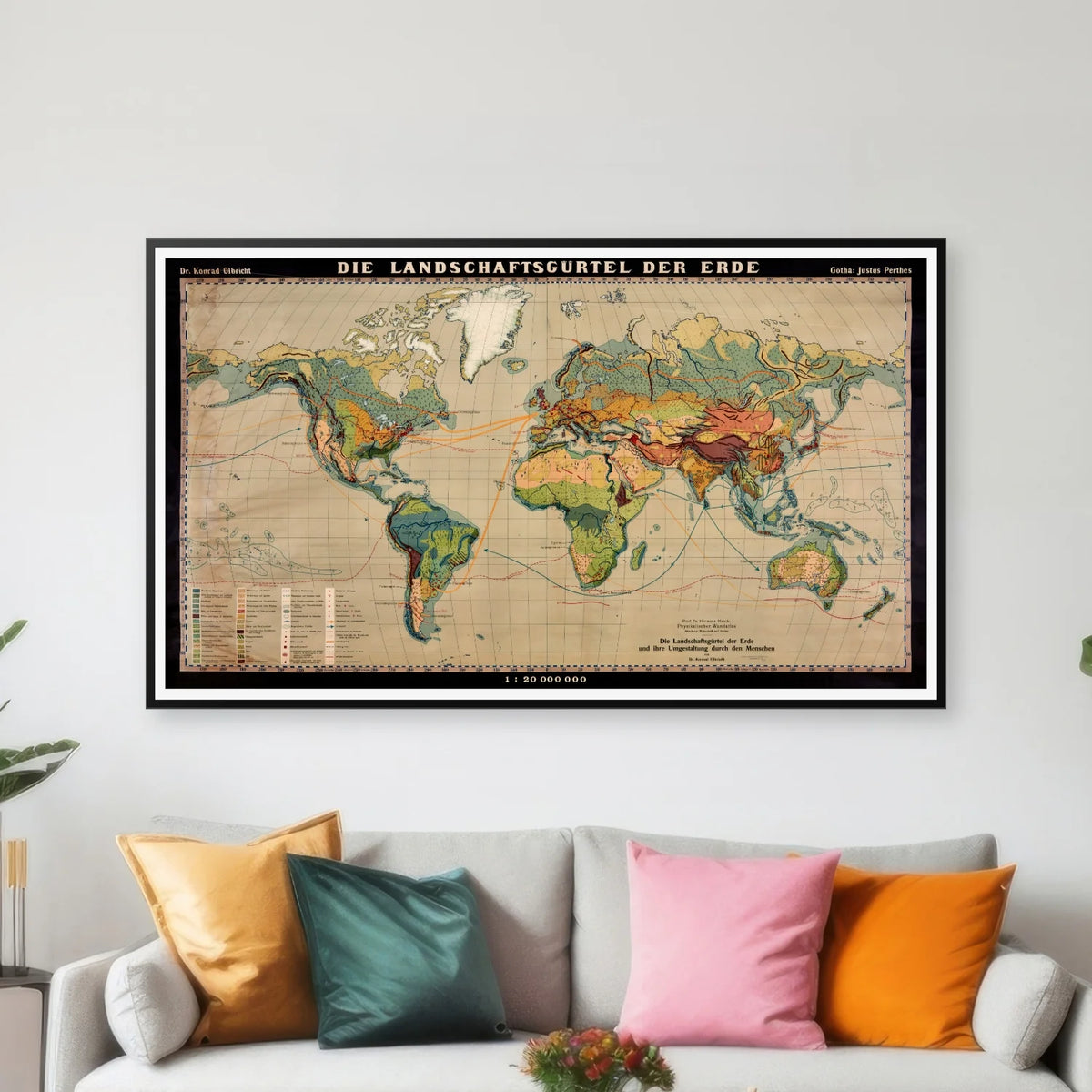 Jordens Landskabsbælter - Plakat - 100×59 cm – billede 3