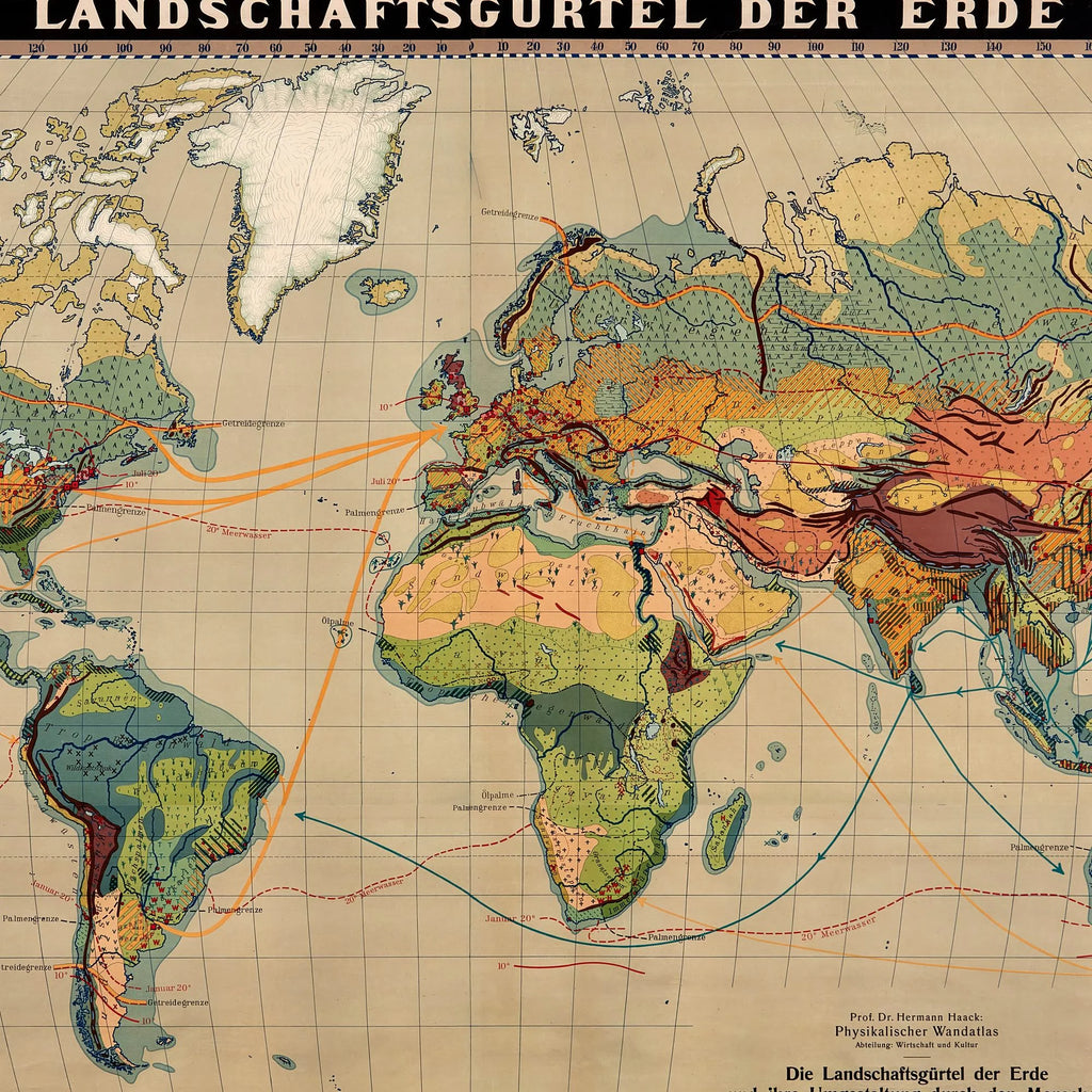 Jordens Landskabsbælter - Plakat - 100×59 cm – billede 4