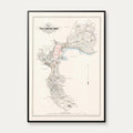 Vejle Kjøbstad 1870 - Matrikel- & bykort – billede 1