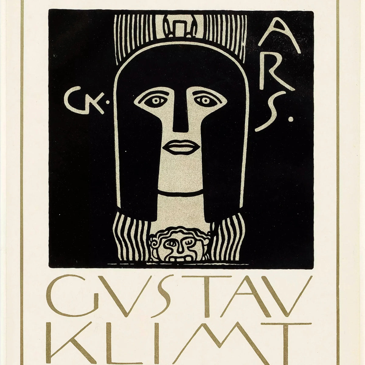 Secession 18 - Gustav Klimt Plakat - 40×100 cm – billede 4
