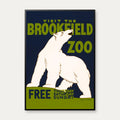Brookfield Zoo 1936 - Isbjørn Plakat – billede 1