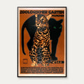 München Zoo 1912 - Panter & Leopard plakat – billede 1