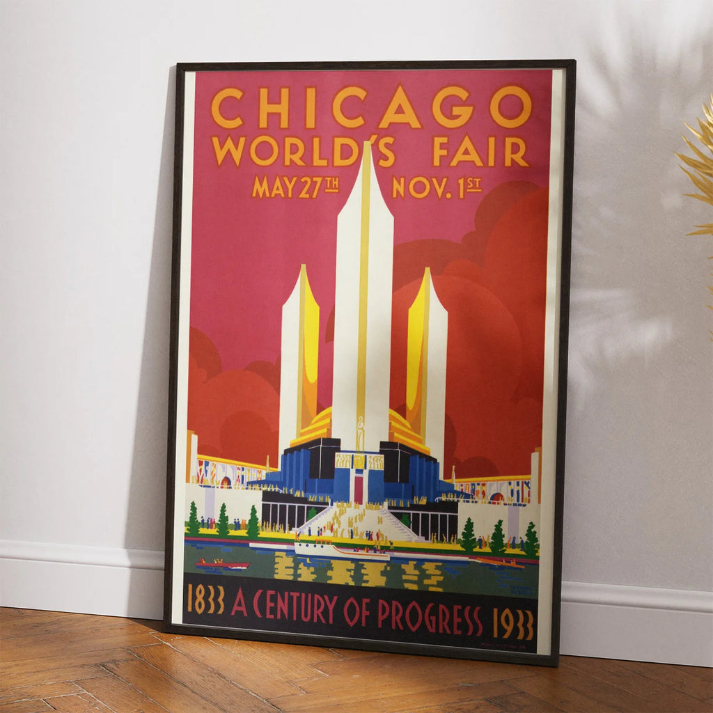 Chicago's World Fair 1933 - Plakat – billede 2