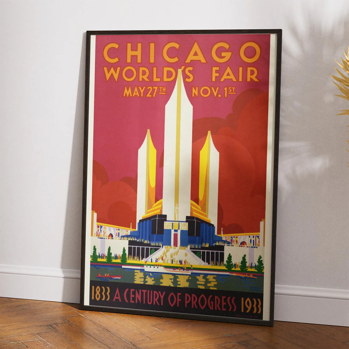 Chicago's World Fair 1933 - Plakat – billede 2
