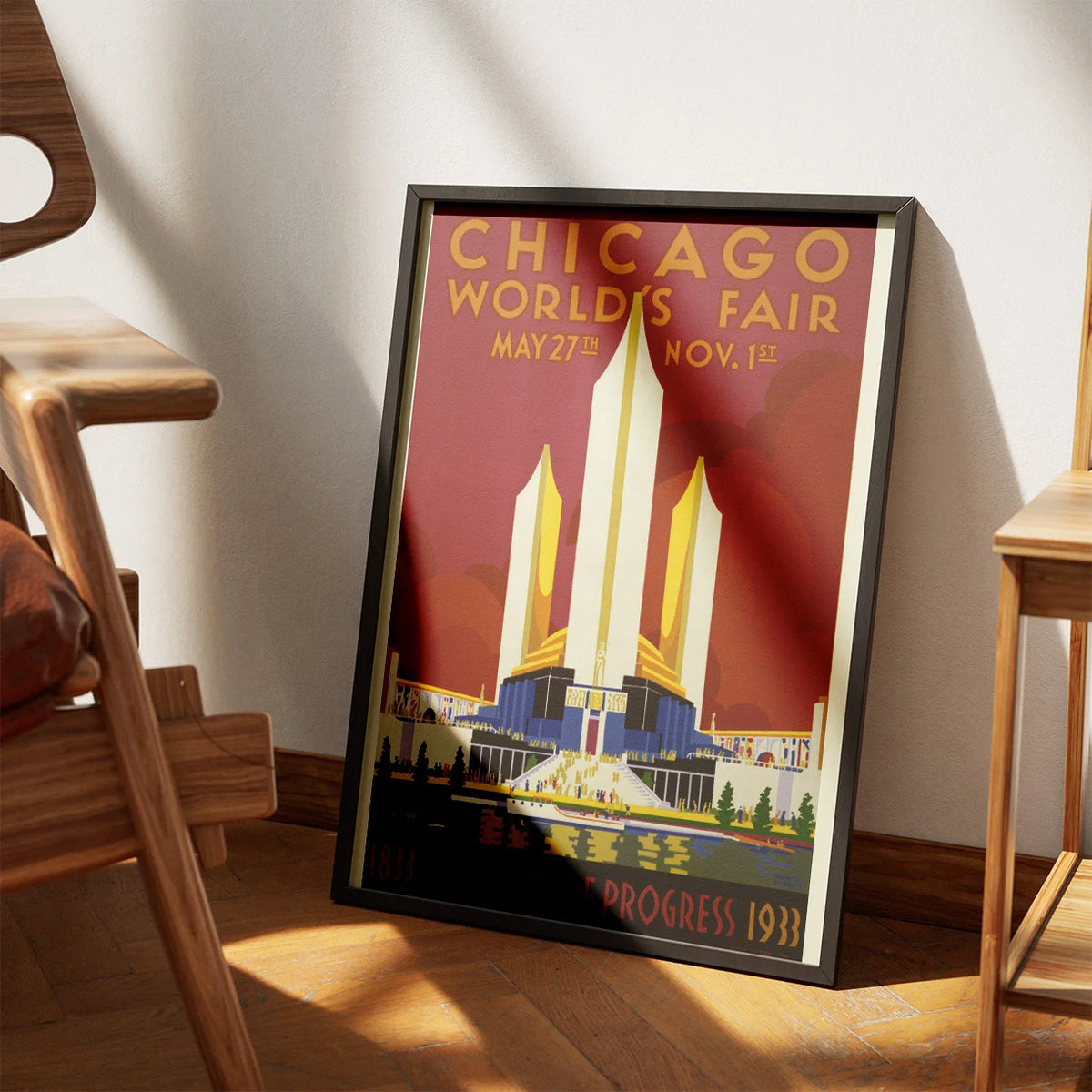 Chicago's World Fair 1933 - Plakat – billede 3