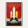Chicago's World Fair 1933 - Plakat – billede 1