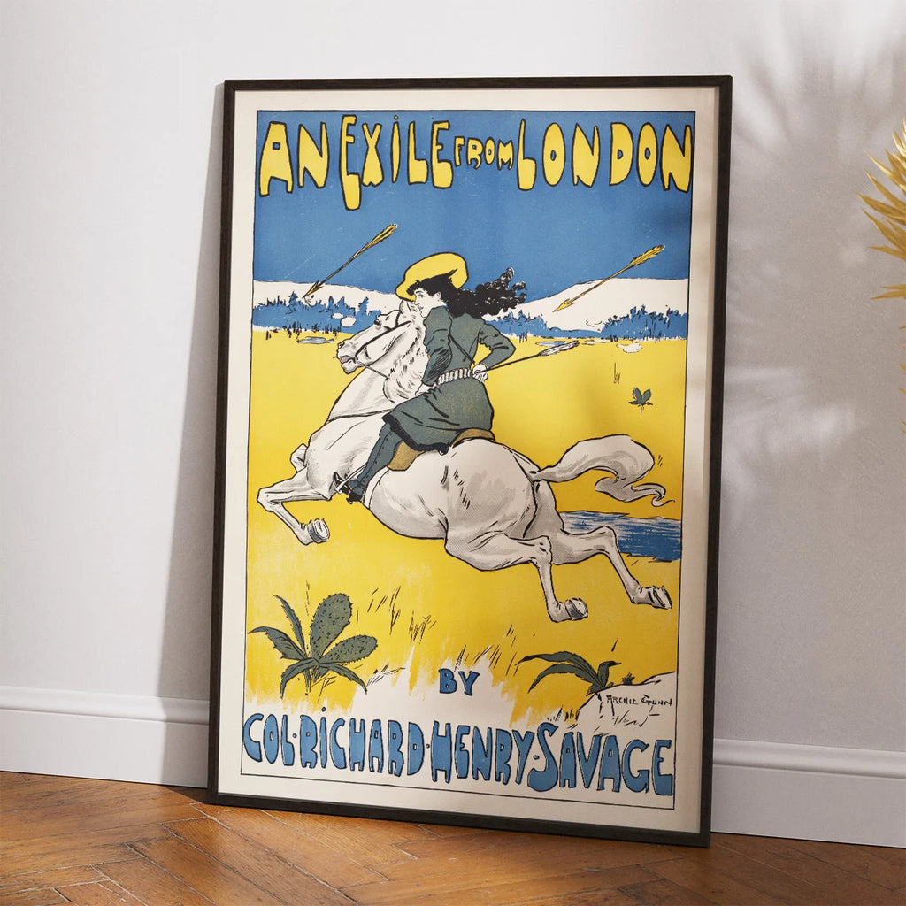 London Exile 1910 -  Teaterplakat – billede 2