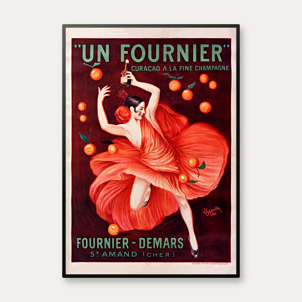 Curaçao Champagne 1921 - Reklameplakat – billede 1