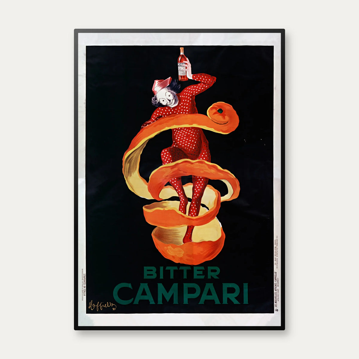 Bitter Campari 1921 - Reklameplakat – billede 1