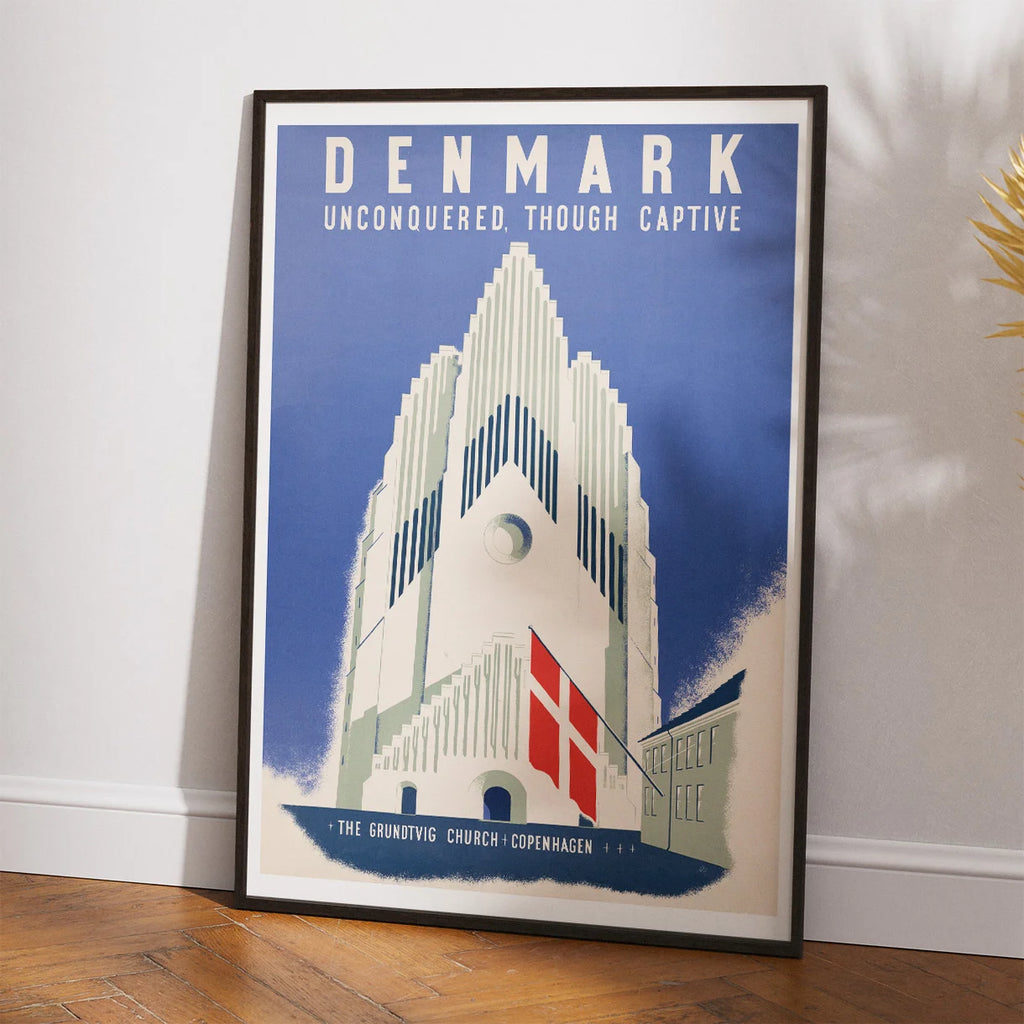 Grundtvigskirken 1940 - København Plakat – billede 2