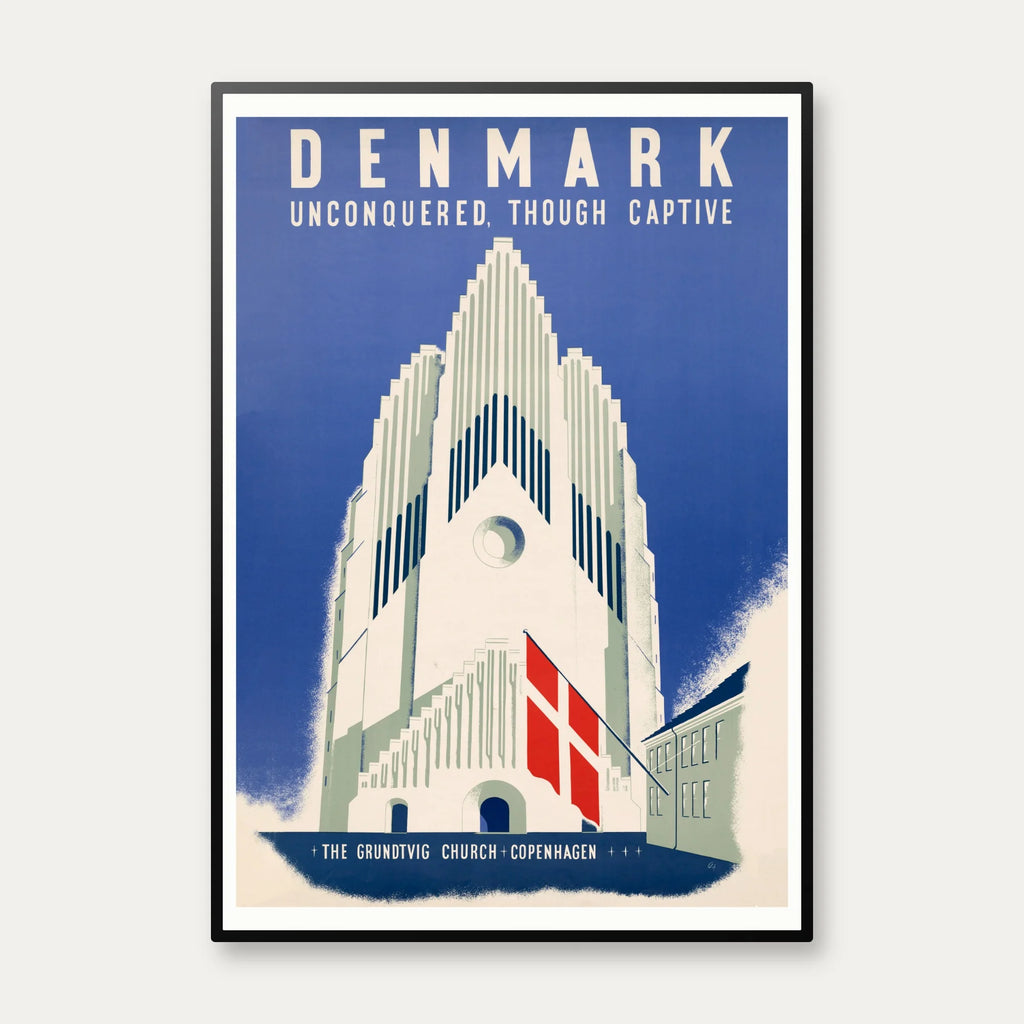 Grundtvigskirken 1940 - København Plakat – billede 1