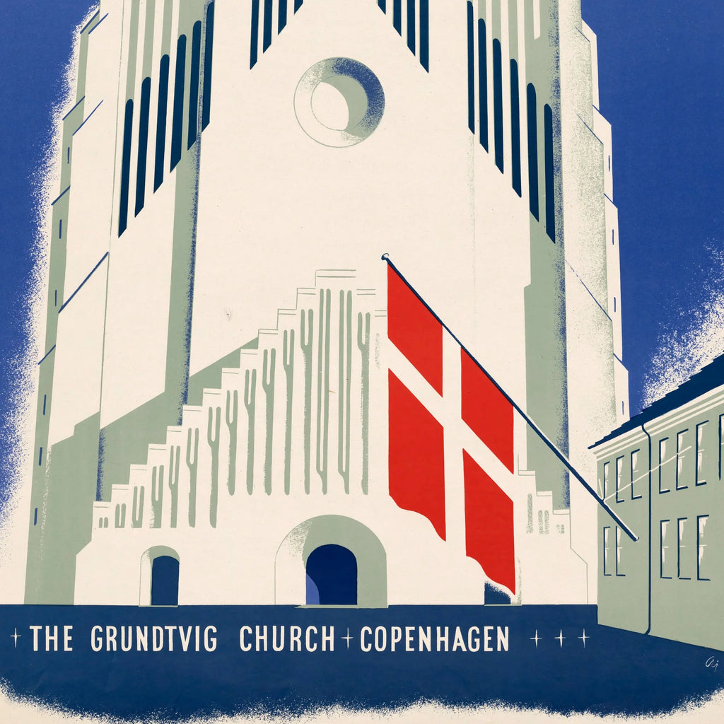 Grundtvigskirken 1940 - København Plakat – billede 4
