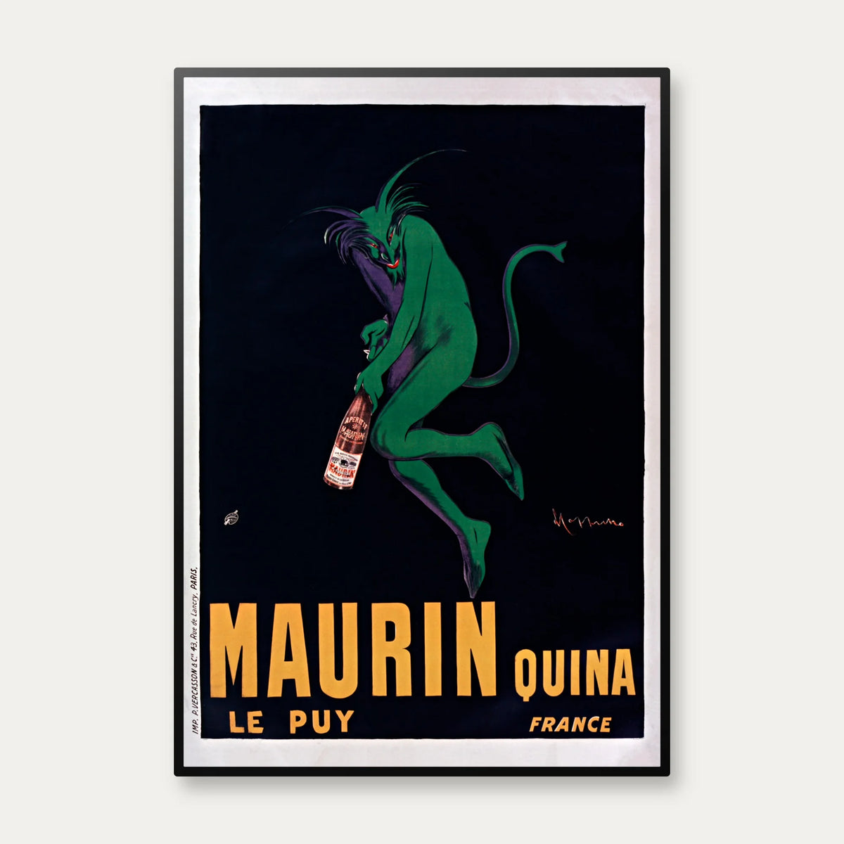 Maurin Quina 1907 - Reklameplakat – billede 1