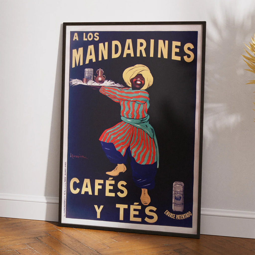 Mandarines 1908 - Kaffereklame - Plakat – billede 2