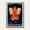 Mandarines 1927 - Kaffereklame - Plakat – billede 1